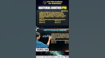 Bacterial Genetics Trick to Solve PYQ by Suraj Sir #bacterialgenetics #genetics #csirnetlifescience
