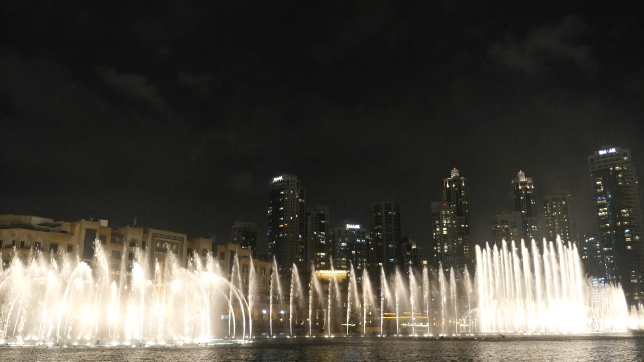 The Dubai Fountain: 