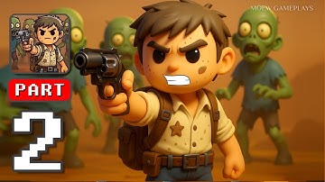 Dead Lands: Zombie Survival - Gameplay Walkthrough Part 2 - Wasteland’s Last Stand (iOS, Android)