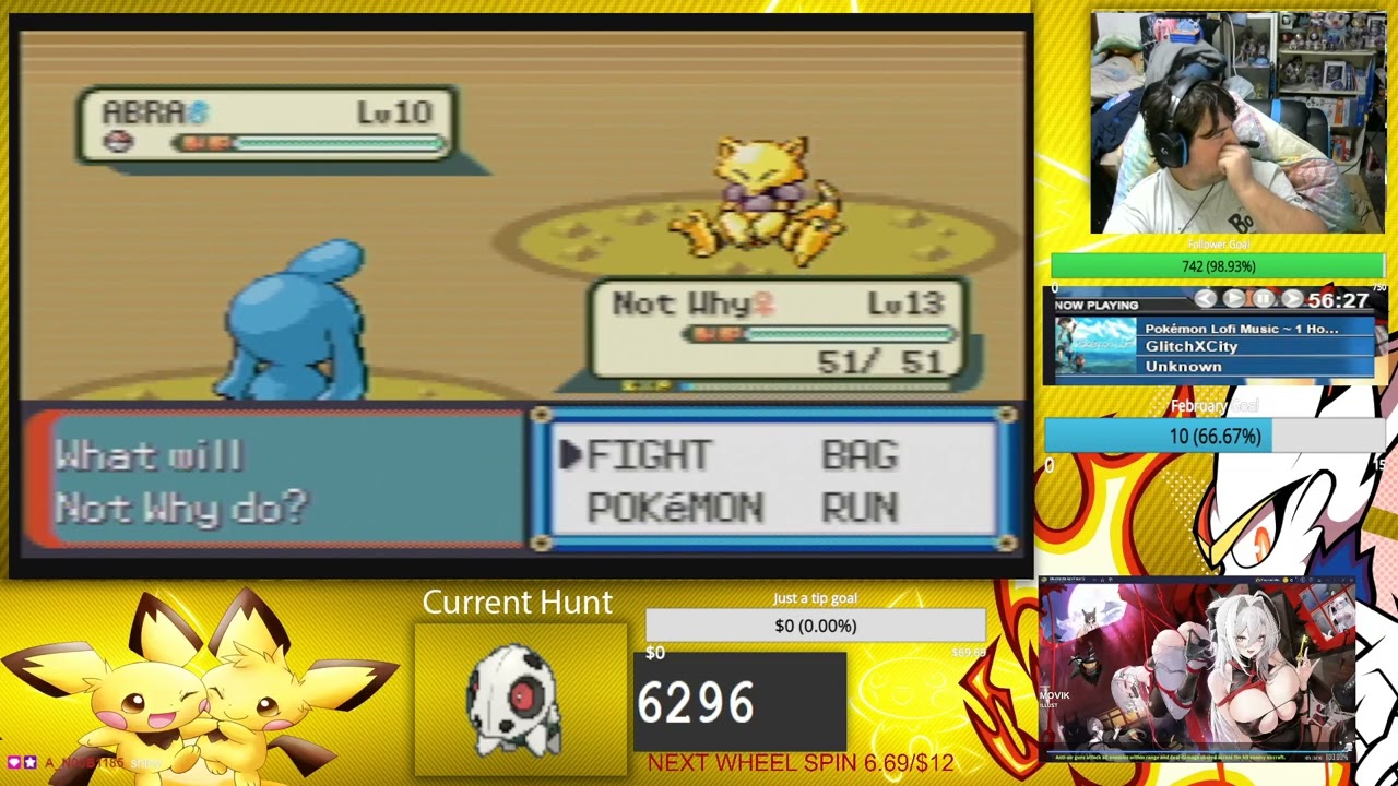 Shiny Abra Pokemon Emerald In 6296 Encounters