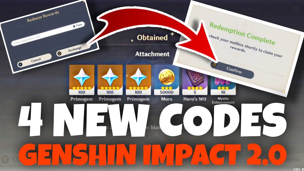 NEW REDEEM CODES, VERSION 4.1, 100% WORKING Genshin Impact