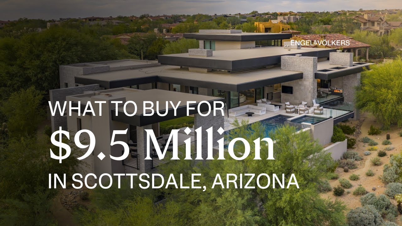 Tour a $9.5M Modern Desert Oasis in Scottsdale | Smart Home with Resort-Style Outdoor Living