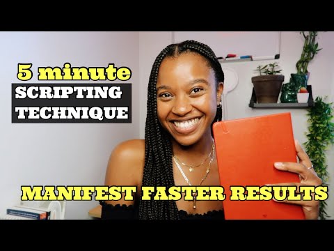 Manifest in 5 minutes! Scripting Technique  FASTER RESULTS | law of assumption technique
