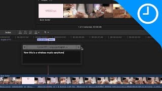 FCP X Tips 002: Closed captions in Final Cut Pro 10.4.1 [9to5Mac]