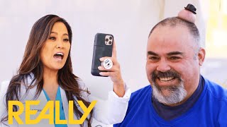 This Patient Makes Dr. Lee Laugh So Hard She HAS TO Take A Picture Of His Cyst | Dr Pimple Popper