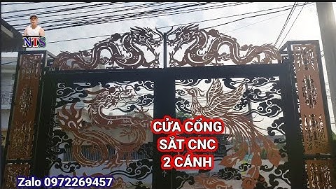 @ CỬA cổng sắt cnc 2 cánh cắt laser $
