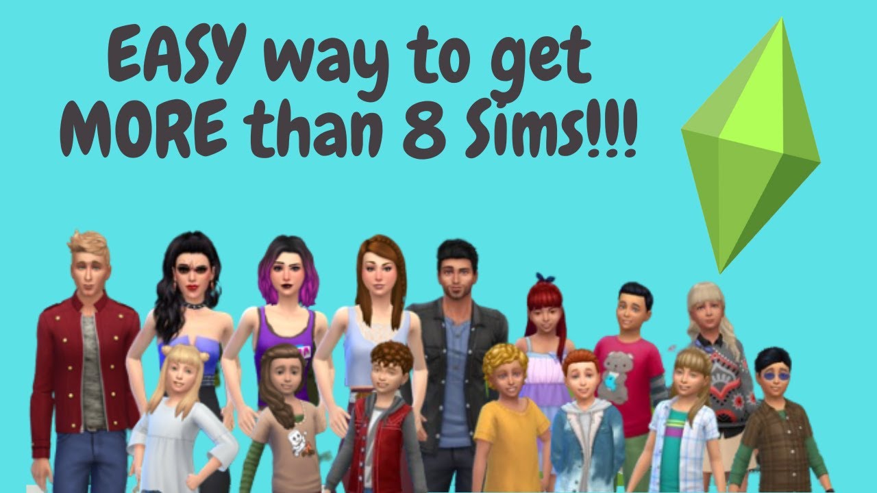 How To Increase Household Size In The Sims 4 YouTube