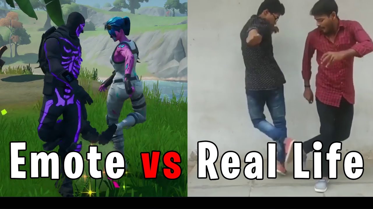 Double Up Emote in Real Life | Fortnite Emotes Synced with Real Source