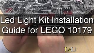 Lelightgo 10179 Led Light Kit Installation Guide For Lego 10179