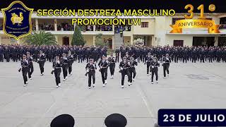 SECCION DESTREZA MASCULINO PROMOCION LVI 31°ANIVERSARIO (ESC. DE SUBOFICIALES - CBO. HECTOR S. LEON)