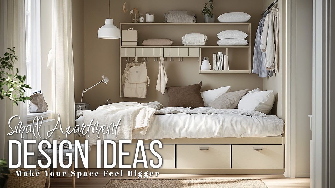 Small Apartment Design Ideas: How to Make Your Space Feel Bigger - YouTube