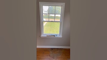 How to replace a window part 1.