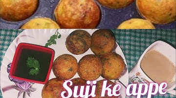 सूजी ( रवा ) के फुले - फुले, क्रिस्पी आप्पे । Instant suji / rava appe recipe । appam recipe । Appe