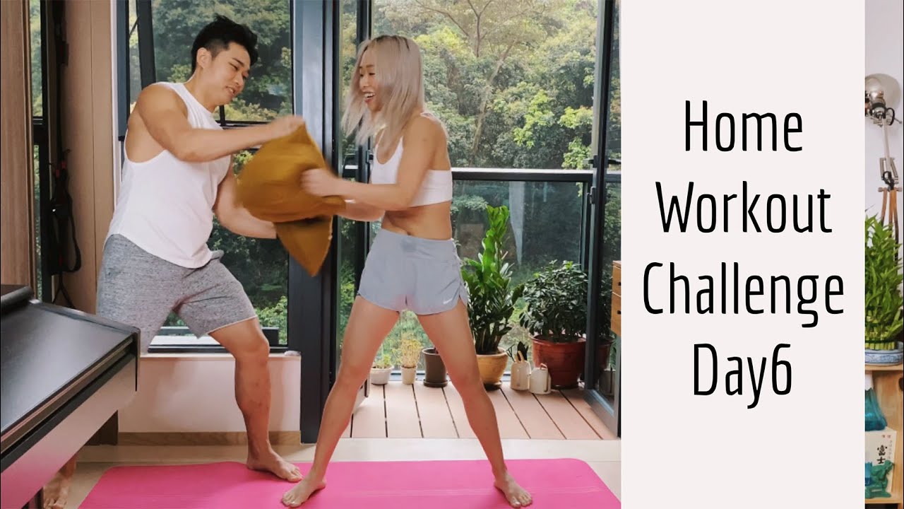 14天宅在家 Day 6 |14 Days Home Workout Challenge with Mina｜ - YouTube