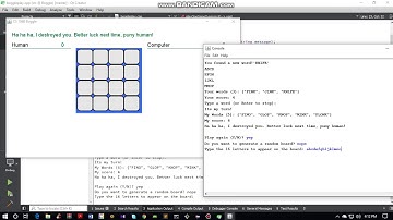 CS 106B Boggle game play