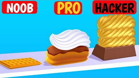 NOOB vs PRO vs Hacker in Perfect Cream