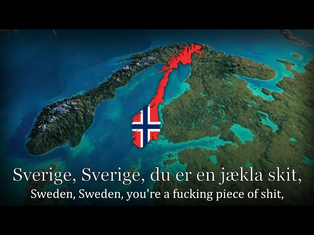 Sverigesvisen - Norwegian Anti-Sweden Song class=