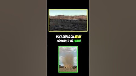 Mars Dust Devils Compared With Similar On Earth