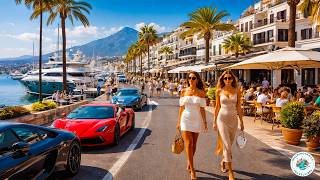 Marbella Spain Walking Tour 4K 🇪🇸 | Puerto Banús Marina & Luxury Life screenshot 4