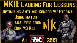 Labbing for Lessons: Optimizing Anti-Air Combos With Eternal Geras, Using Grr VS Rio at KIT (MK11)