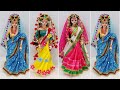 3 South indian bridal dress and Jewellery | 3 Doll decortion ideas |48