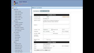 Master Data Software Aplikasi Sistem Informasi Freight Forwarder - Logistik screenshot 1