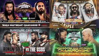 WWE Roman Reigns PPV Match Card & Results Compilation (2022-2026) w/ Weekly Shows | Roman Reigns