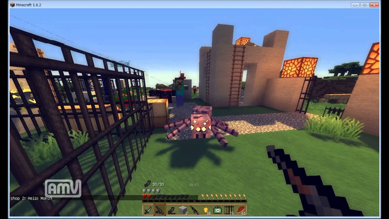 マインクラフト 銃でゾンビサバイバル Mod Youtube マインクラフト 銃でゾンビサバイバル Mod Youtube