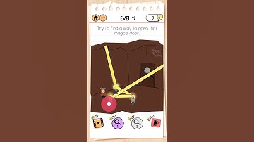 Captain Mary Level 12 try to find a way to open that magical door, Brain Test 2