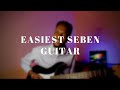 Easiest seben guitar beginner lesson
