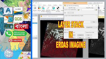 Creating layer Stack on ERDAS Imagine || How to do Layer stacking spectral bands in ERDAS IMAGINE