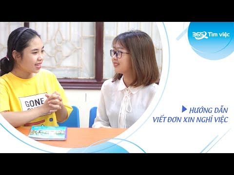 Video [HƯỚNG DẪN VIẾT] Mẫu đơn xin nghỉ việc online chuẩn... - youtube