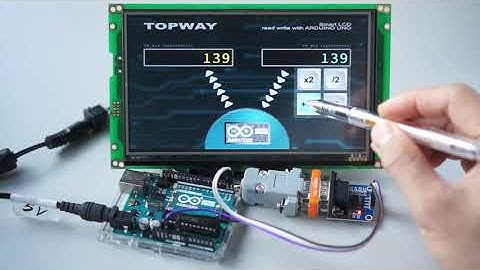 TOPWAY Smart LCD - interface with Arduino UNO