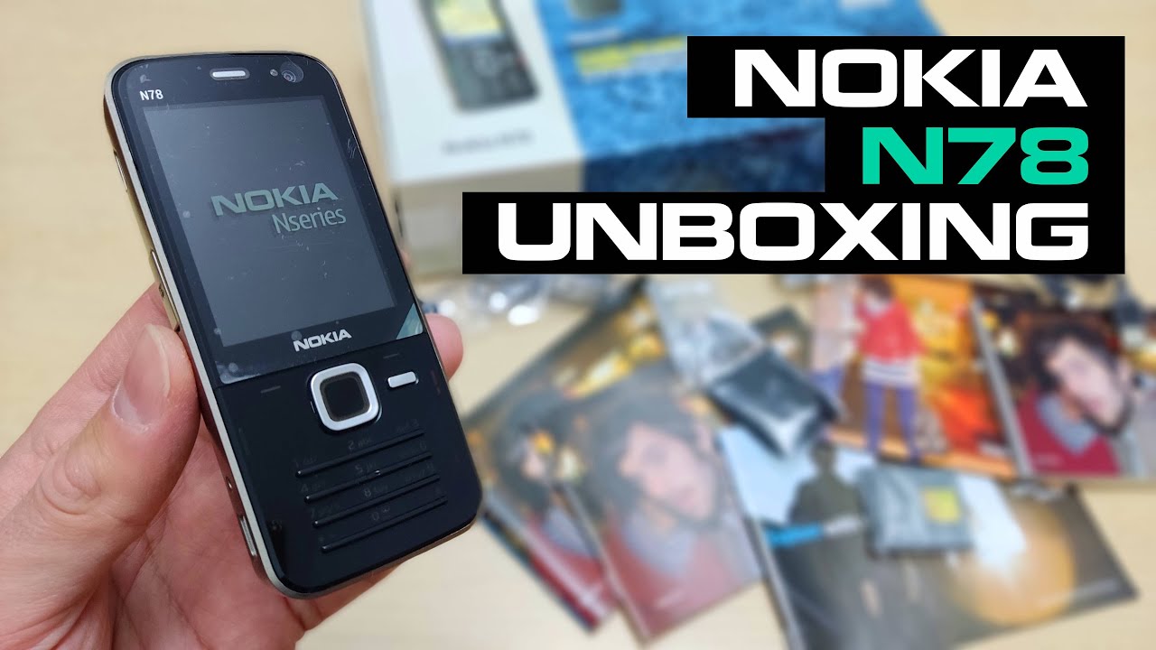 Nokia N78 Unboxing 4K (RM-235) - Review - Full Pack with all accessories