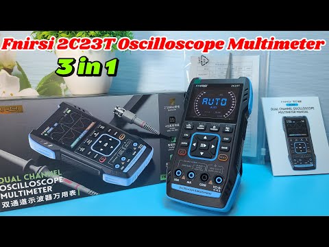 FNIRSI 2C23T 3-in-1 Handheld Oscilloscope Multimeter DDS Generator