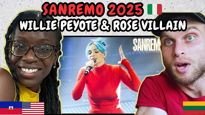 REACTION TO Sanremo 2025: Willie Peyote - Grazie Ma No Grazie & Rose Villain - Fuorilegge