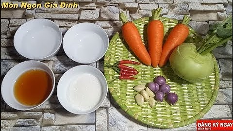 ✅Cách làm DƯA GÓP ĐẶC BIỆT giòn ngon chua  ngọt chống ngán ngày tết | Món Ngon Gia Đình