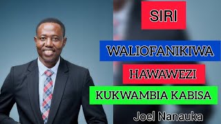 Zingatia Sana Kama Unataka Kufanikiwa Na Joel Nanauka