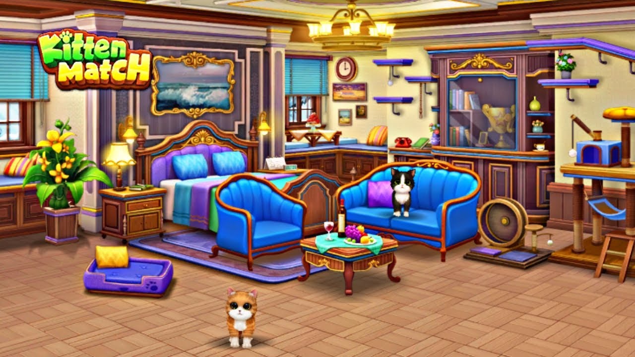 kitten match - gameplay walkthrough part 1 [android ios]