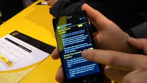Blackphone smartphone video demo