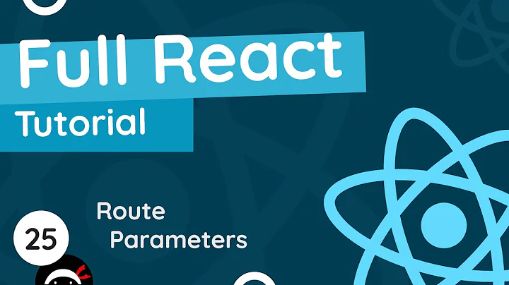 Full React Tutorial #25 - Route Parameters