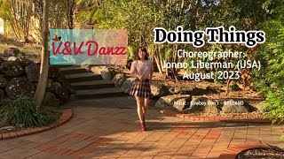 Doing Things - Line Dance (Choreo : Jonno Liberman)