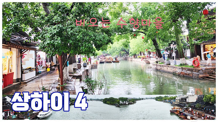 (SUB)[Shanghai Zhujiajiao Trip] One-Day Vlog Before Flying Home 🇨🇳 A Rainy Walk Through Water Town