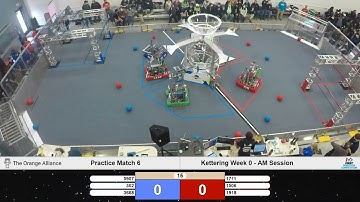 Match 6 | AM Session | Kettering Week 0 Rapid React | STATE CHAMPS! RoboZone