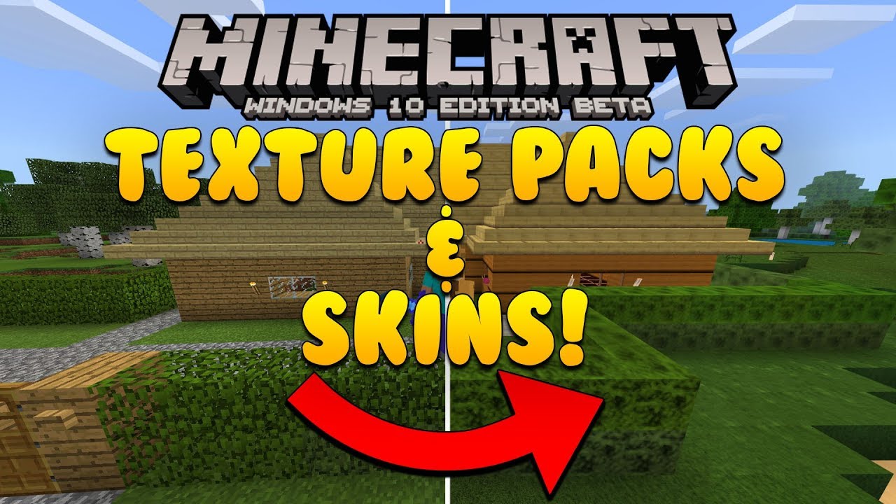 Minecraft: Windows 10 Edition  How to Install Texture 