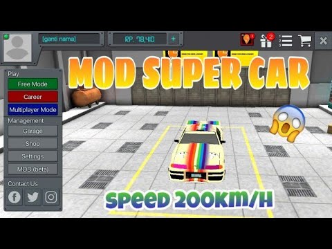  BUSSID  MOD  MOBIL  BALAP  Super car mod  BUSSID  game 