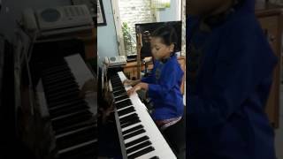 Video thumbnail of "In a Javanese Village (Ananda Sukarlan) cover by Abby"