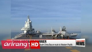 Chinese aircraft carrier enters South China Sea