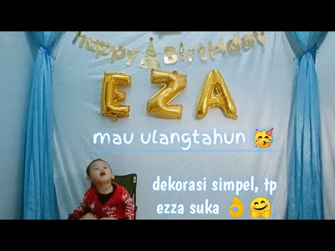  dekorasi  simpel ulang tahun  anak  YouTube