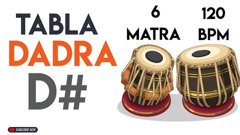 Dadra Taal Tabla Loop D# Scale | 6 Matra | 120 Bpm |#muzzico